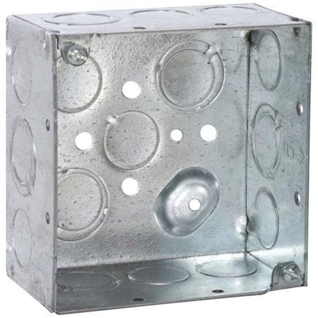Southwire Electrical Box, 30.3 cu in, Square Box Type, Steel, Square Shape 52171-S-UPC